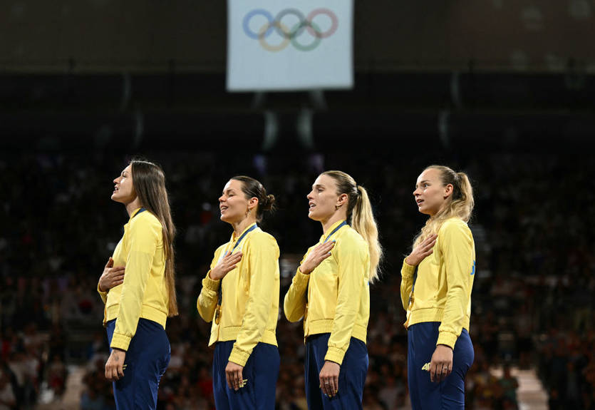 Первый гимн Украины на Олимпиаде-2024: видео церемонии награждения Первый гимн Украины на Олимпиаде-2024: видео церемонии награждения