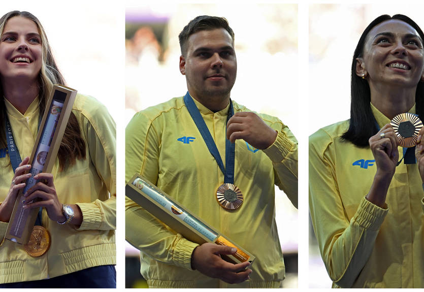 Медалі та гімн України: церемонія нагородження Магучіх, Геращенко та Кохана на Олімпіаді