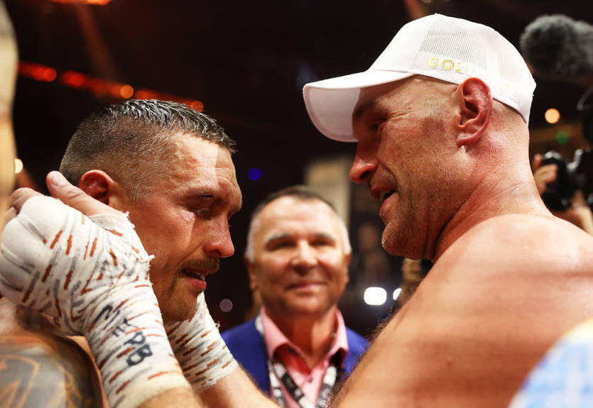 "Неймовірно сильний опонент": Усик похвалив Ф'юрі за перший бій