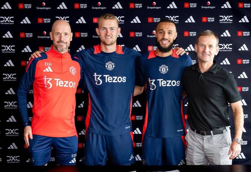 Манчестер Юнайтед провів презентацію Де Лігта та Мазрауї