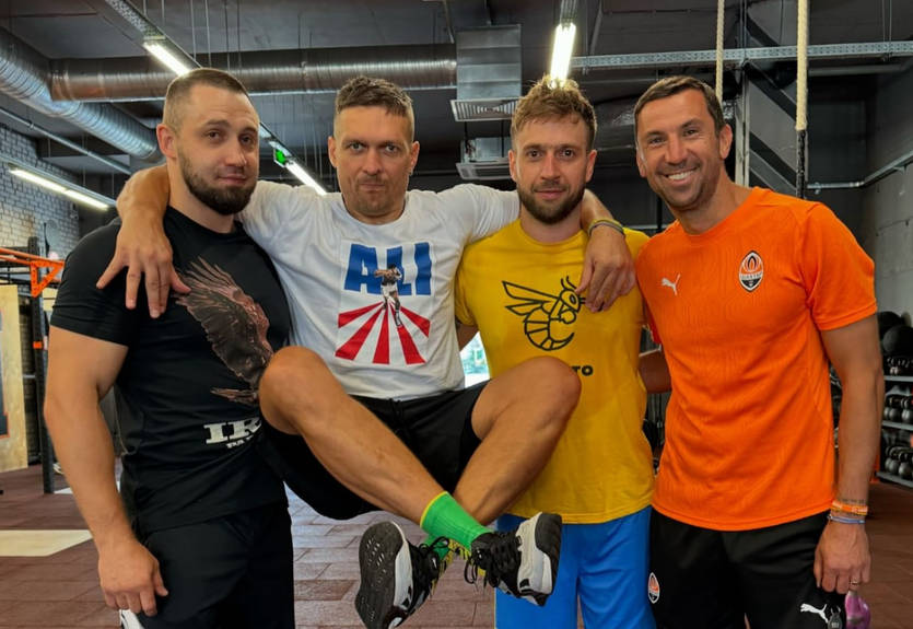 "З чемпіоном": Срна провів тренування в Києві з Усиком