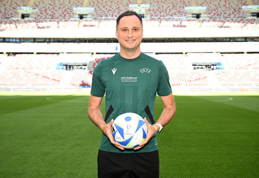 Українська бригада арбітрів обслужить матч Ліги Європи Українська бригада арбітрів обслужить матч Ліги Європи