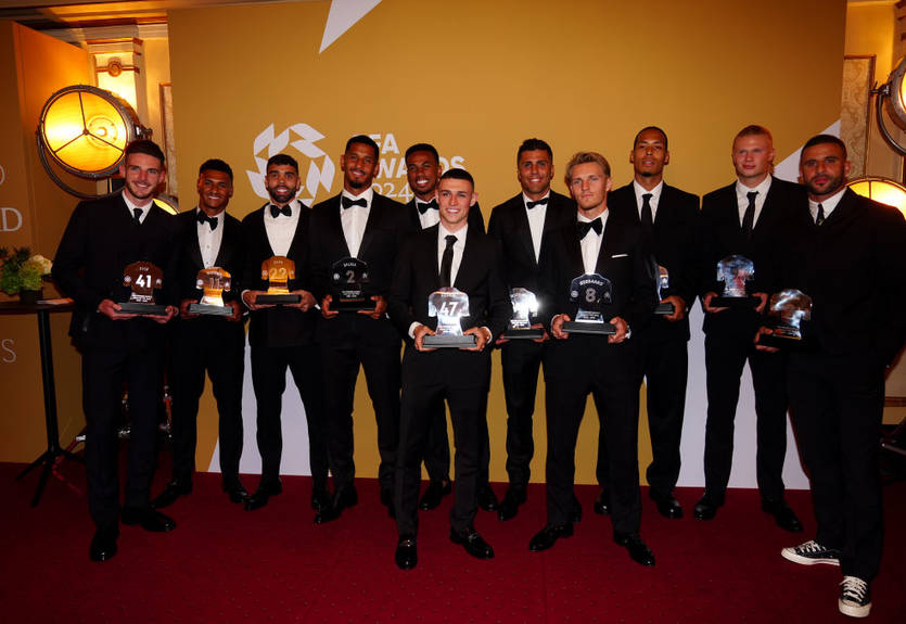 Асоціація професійних футболістів оголосила символічну збірну року Асоціація професійних футболістів оголосила символічну збірну року