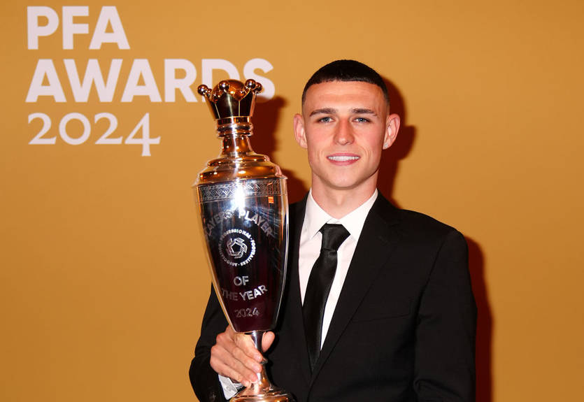 Фоден - лучший игрок года по версии Ассоциации профессиональных футболистов