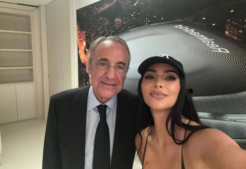 Вінісіус вийшов на поле із сином Кардаш'ян, модель сфотографувалася з президентом Реала