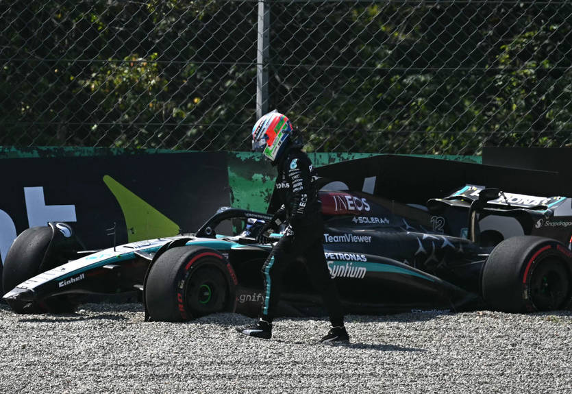 Юніор, який претендує на місце Гемілтона, розбив болід на практиці в Монці