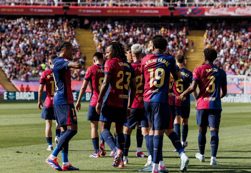 Барселона поиздевалась над новичком Ла Лиги Барселона поиздевалась над новичком Ла Лиги