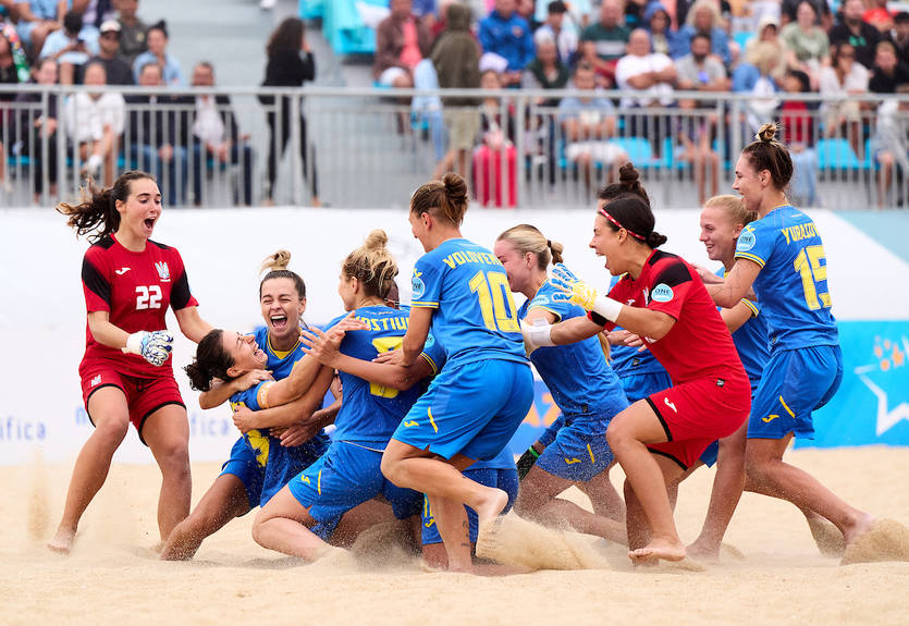 Жіноча збірна України з пляжного футболу дізналась суперників в Суперфіналі Євроліги 2024