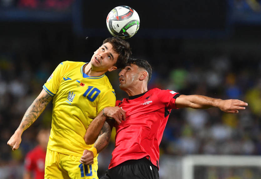 Провальный старт Украины в Лиге наций в обзоре матча с Албанией: видео голов и лучших моментов