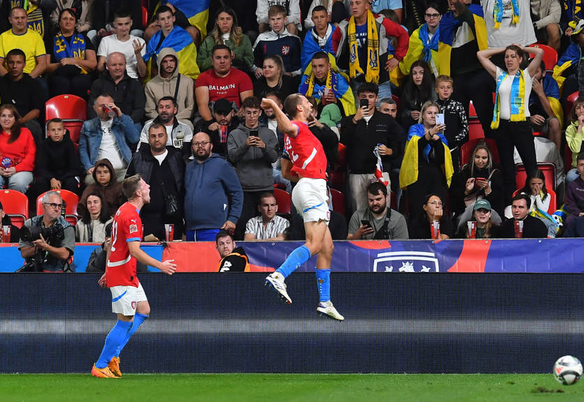 "Играли словно на выезде": Хавбека сборной Чехии шокировало количество украинцев на матче Лиги наций