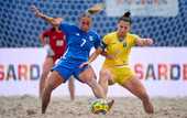 Женская сборная Украины по пляжному футболу досадно уступила Италии в Суперфинале Евролиги