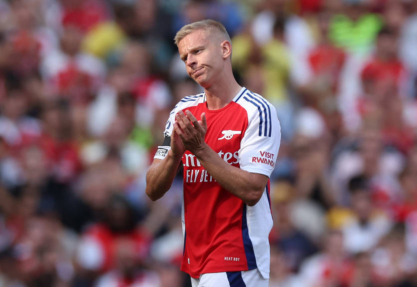 Зинченко не попал в заявку Арсенала на матч против Ман Сити