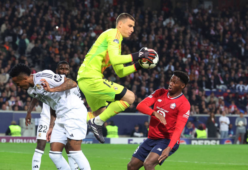 Лунін пропустив з пенальті, а Реал поступився Ліллю