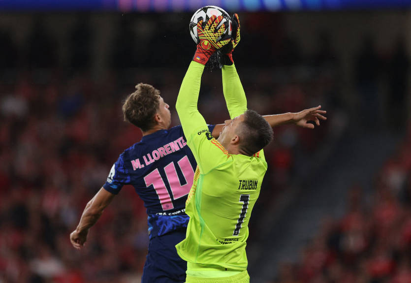 Трубин не играл сухих матчей в Лиге чемпионов почти четыре года – он прервал свою серию