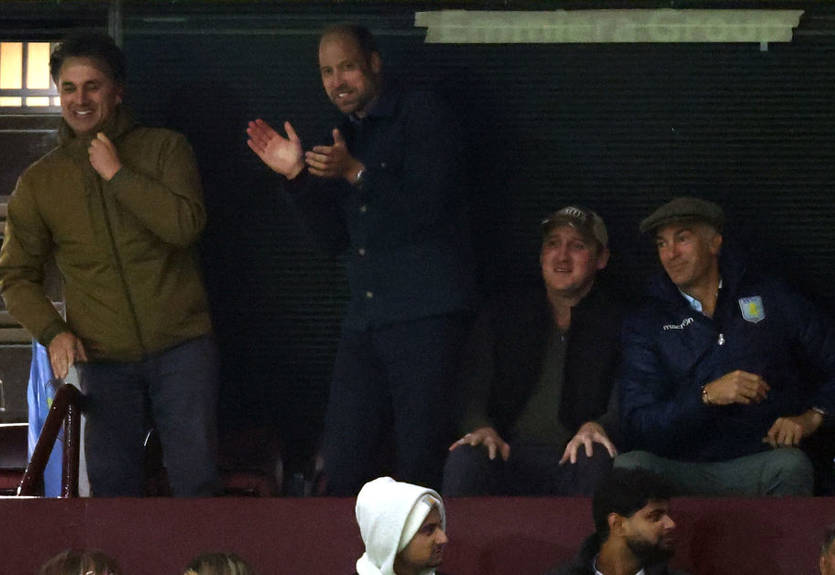 Історичні кадри: камери зняли, як Принц Вільям відсвяткував перемогу Астон Вілли над Баварією