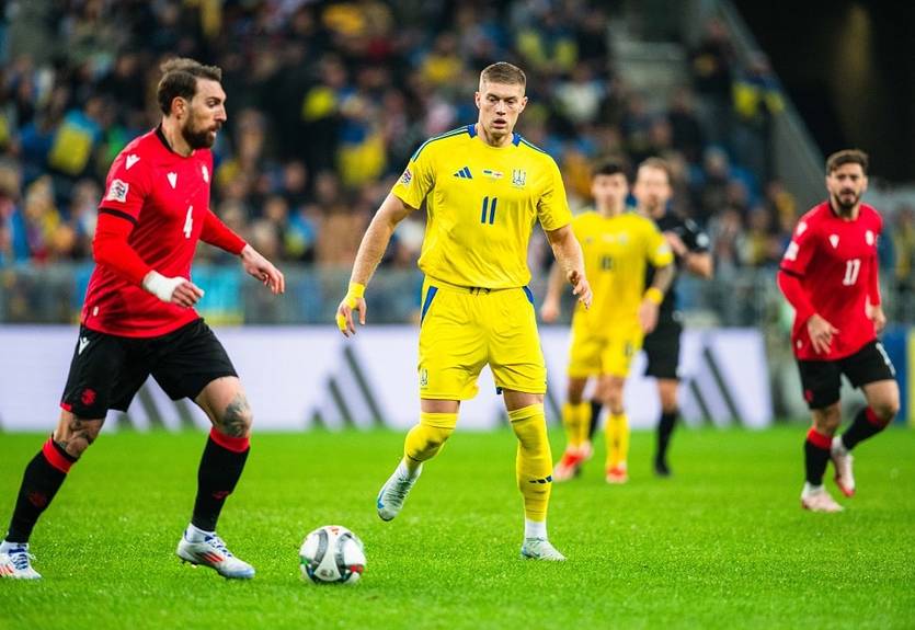 Один из лидеров сборной Украины пропустил тренировку перед Чехией