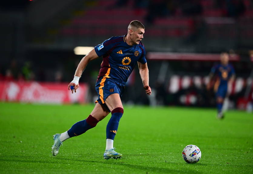 Довбик провів тренування у загальній групі Роми перед матчем з Інтером