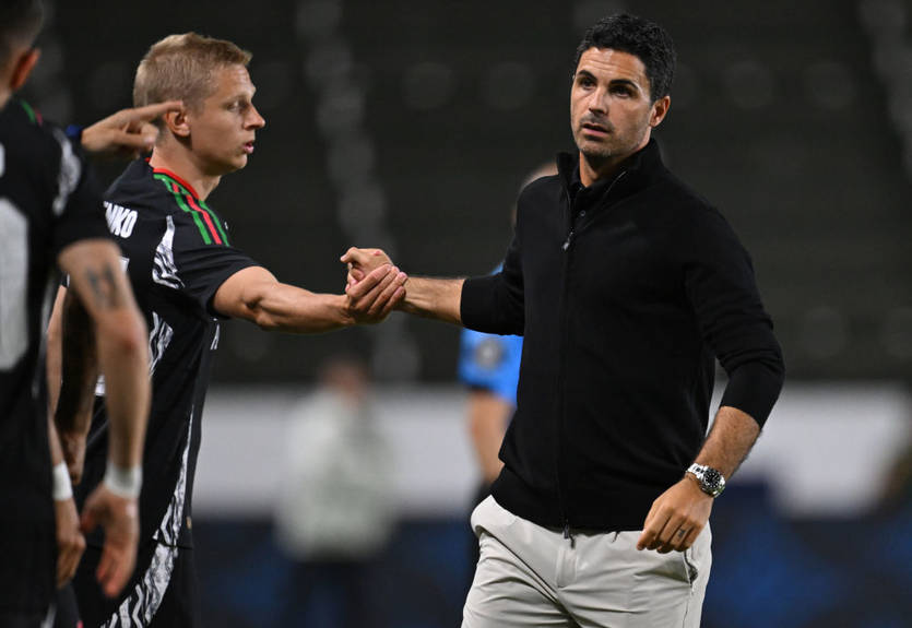 Артета высказался о готовности Зинченко к следующему матчу