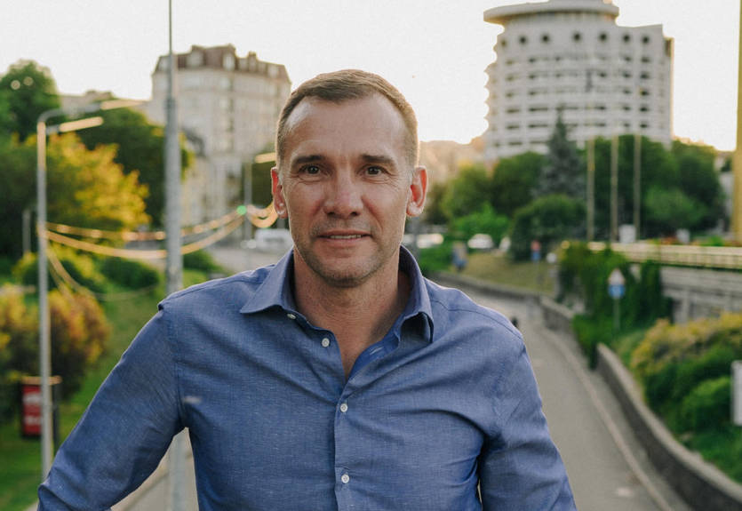 Шевченко встретился с легендой Бразилии, который выигрывал Золотой мяч