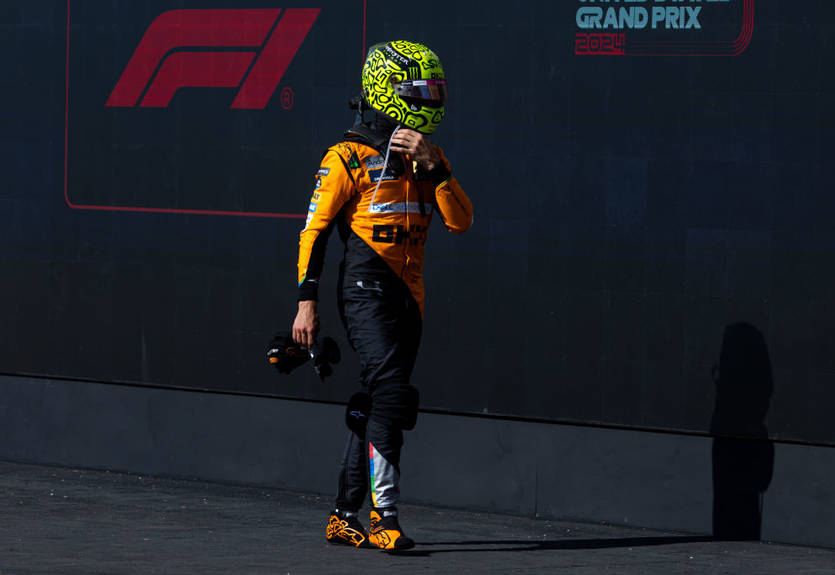 Стюарды объяснили штраф Норриса, из-за которого тот потерял третье место на Гран-при США