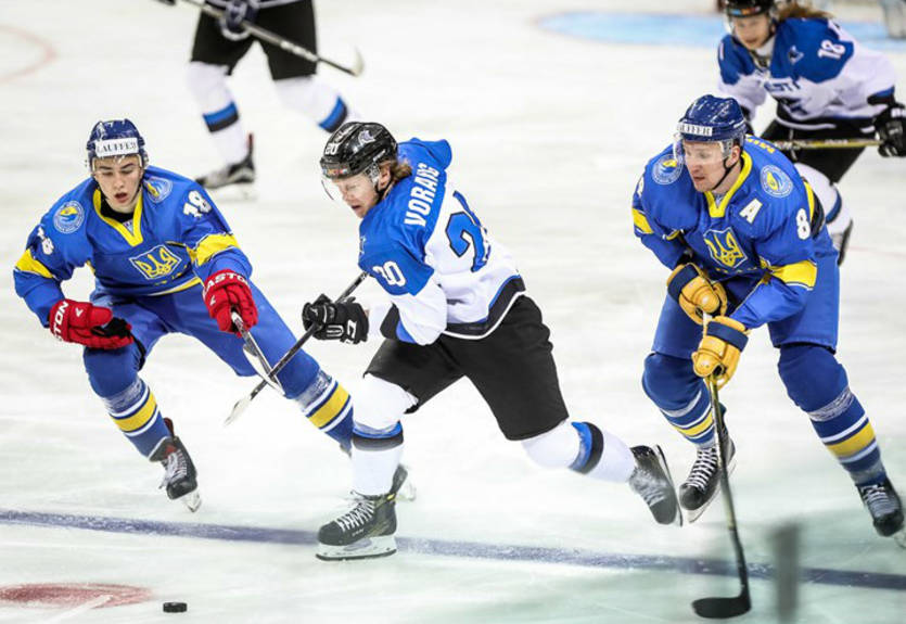 Украина завершила ЧМ-2019 по хоккею поражением от Эстонии в овертайме