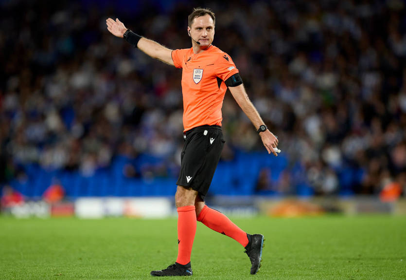 Украинская бригада арбитров обслужит поединок Лиги наций