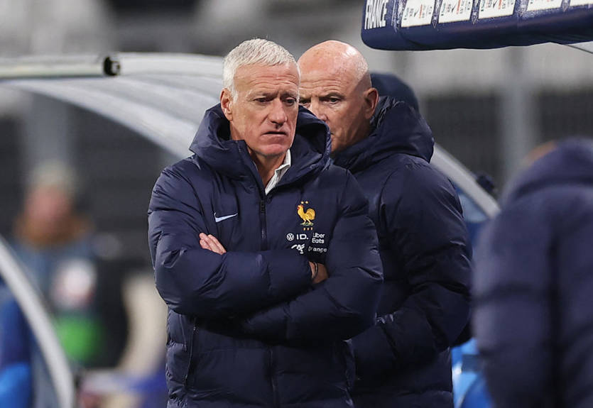 "Очень обидно": Дешам высказался о ничьей с Израилем "Очень обидно": Дешам высказался о ничьей с Израилем