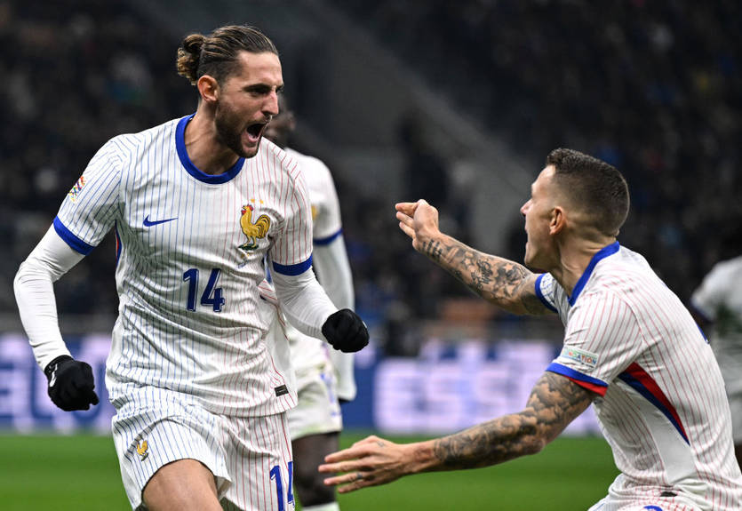 Дубль Рабьо принес Франции уверенную победу над Италией