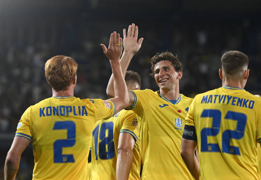 Албания - Украина: видео голов и обзор матча Лиги наций