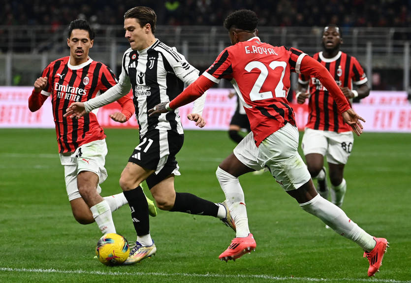 Милан и Ювентус не смогли определить сильнейшего