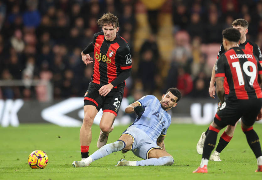 Борнмут с Забарным минимально обыграл Тоттенхэм