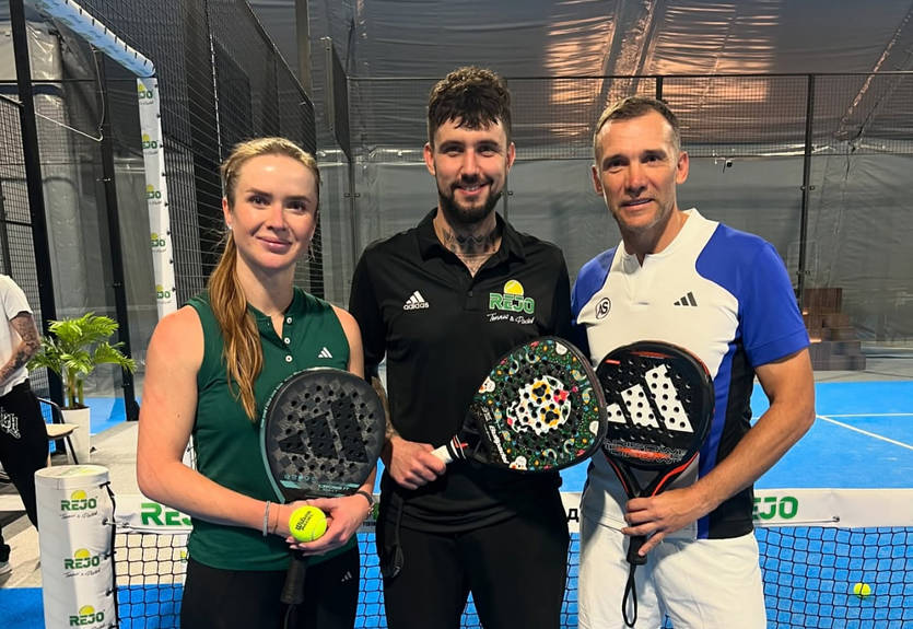 Увлекательная игра: Свитолина и Шевченко сыграли в падель Увлекательная игра: Свитолина и Шевченко сыграли в падель