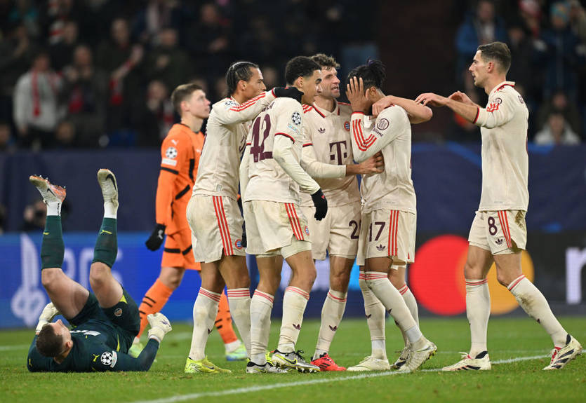 Бавария в волевом стиле разгромила Шахтер