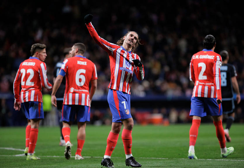 Дубль Гризманна помог Атлетико одержать победу над Слованом Дубль Гризманна помог Атлетико одержать победу над Слованом