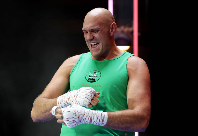 Фьюри синхронно с Усиком завершил подготовку к реваншу