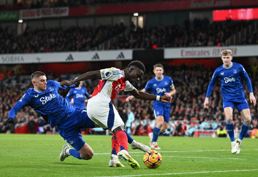 Арсенал потерял очки, не сумев переиграть Эвертон