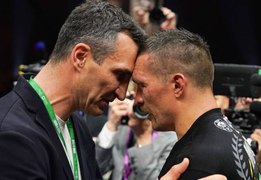 "Будуть тільки ті, хто програв": Кличко оцінив імовірність бою з Усиком