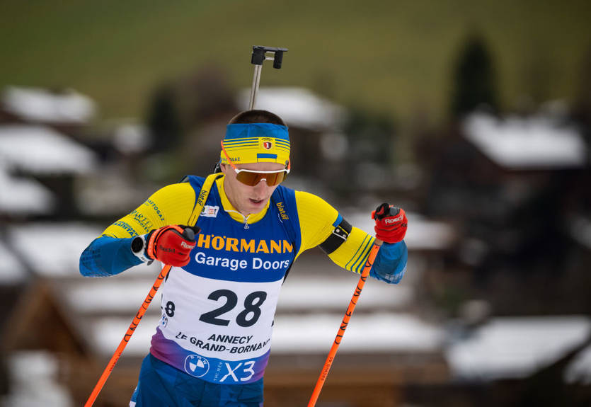 Пидручный ворвался в ТОП-20 гонки преследования в Анси, Йоханнес Бе выиграл золото