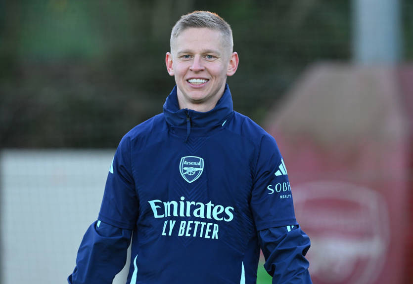 Зінченко відновив тренування з Арсеналом Зінченко відновив тренування з Арсеналом