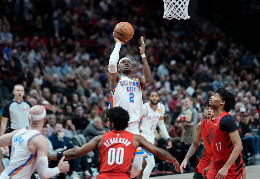 НБА: 35 очок Гілджес-Александера принесли Оклахомі перемогу над Портлендом