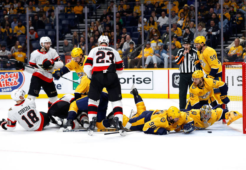 НХЛ. Нэшвилл разгромно проиграл Оттаве в единственном матче дня