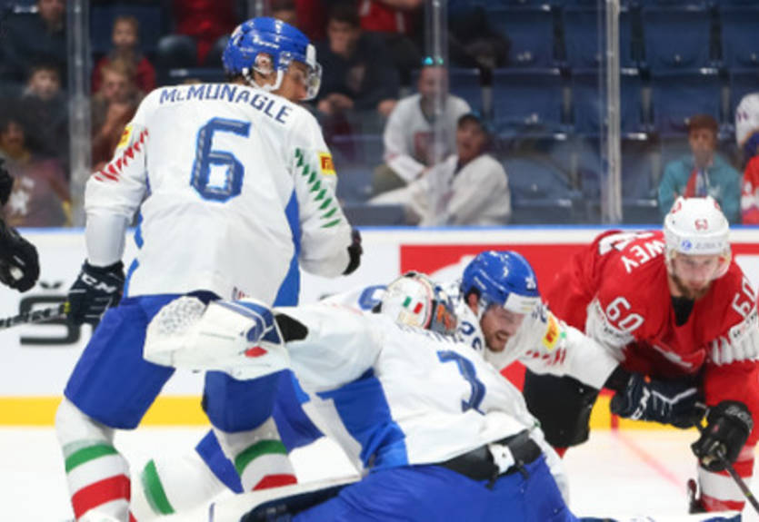 Италия - Латвия: видео онлайн трансляция матча ЧМ-2019 по хоккею