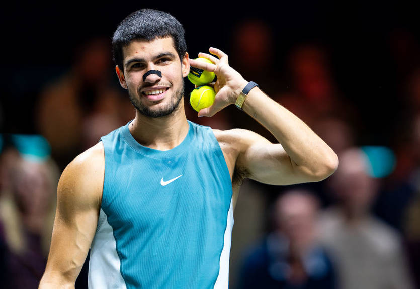 Алькарас завоевал первый титул в 2025 году Алькарас завоевал первый титул в 2025 году