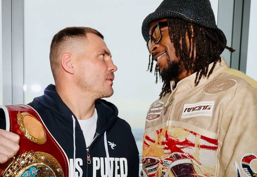 Берінчик і Девіс провели першу дуель поглядів, ледь не влаштувавши бійку Берінчик і Девіс провели першу дуель поглядів, ледь не влаштувавши бійку