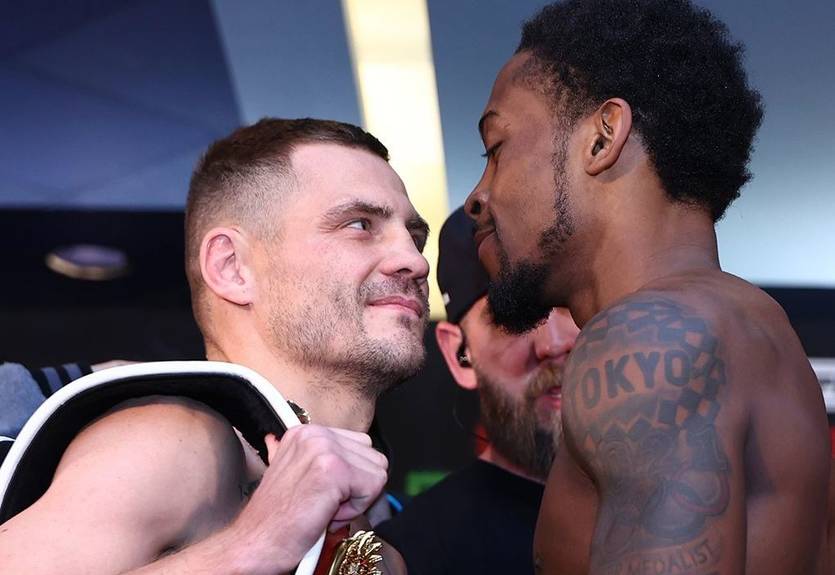 Беринчика оштрафуют за толчок Дэвиса на взвешивании - "пострадавший" получит компенсацию